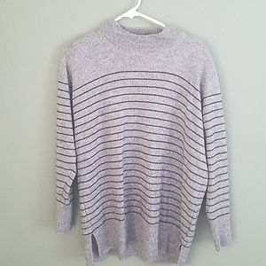 Mock turtle neck sweater